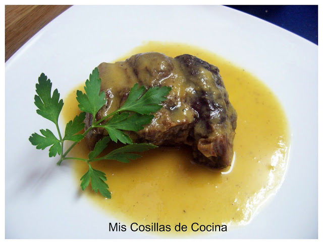 Costilla de ternera al horno