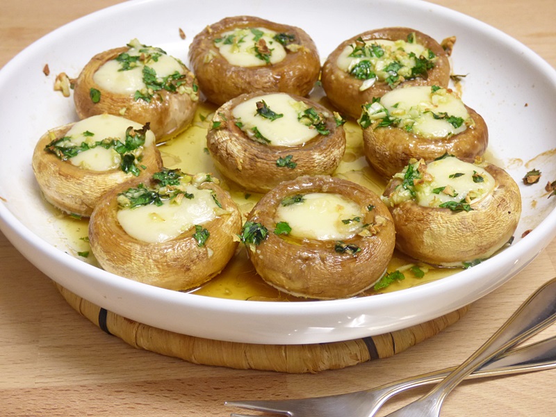 Descubrir 43+ imagen champiñones con queso receta