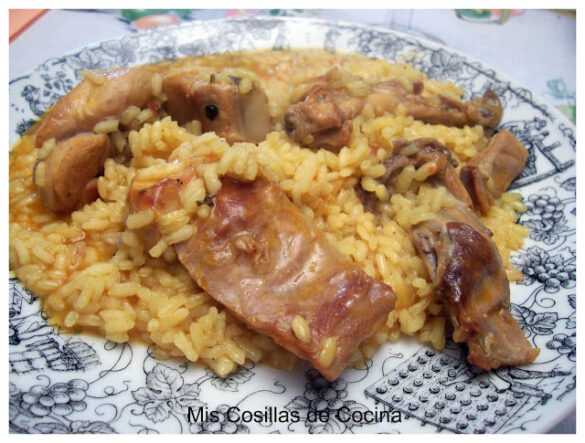 Arroz con conejo y costilla