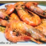 Gambas al vermut blanco