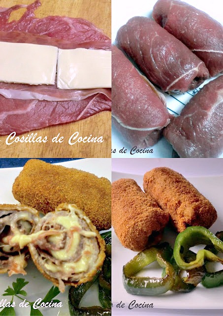 Filetes de ternera rellenos