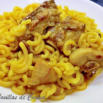 Fideos a la cazuela con costilla