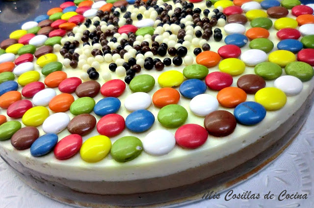 Tarta tres chocolates