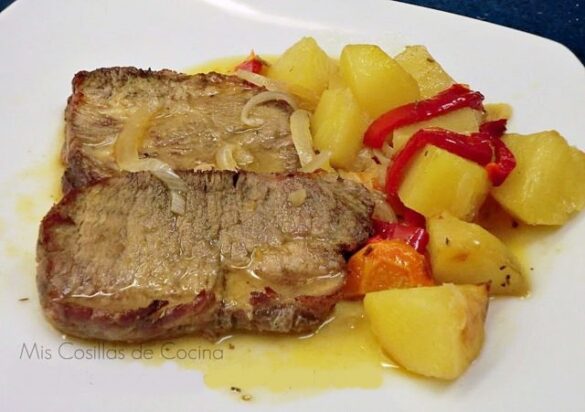 cabezada de lomo al horno