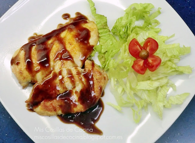 Pechugas de pollo con salsa agridulce