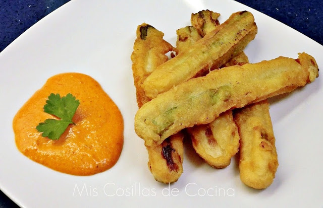 Calçots rebozados con tempura