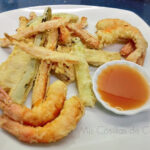 Tempura de verduras y gambas