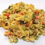 Arroz Basmati con verduras al curry