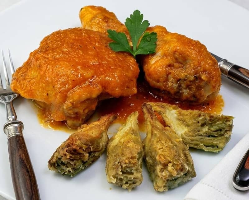 Pollo en salsa a la sidra Pollo en salsa a la sidra