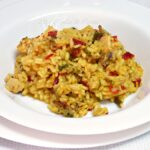 Arroz con verduras y pollo