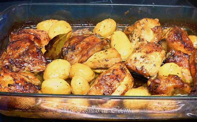 pollo adobado a horno