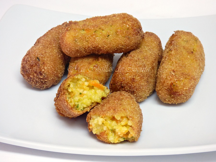 Croquetas de Mijo zanahoria y queso