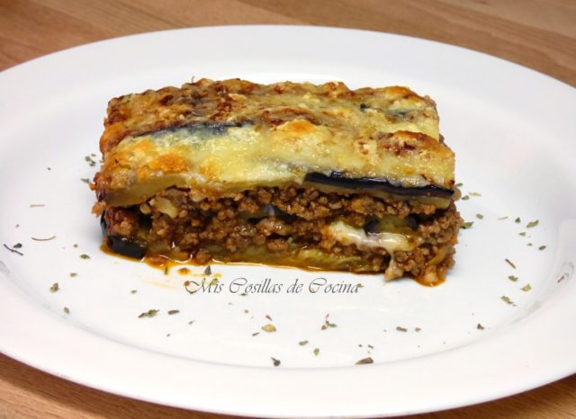 Pastel de berenjenas y carne - Mis Cosillas de Cocina