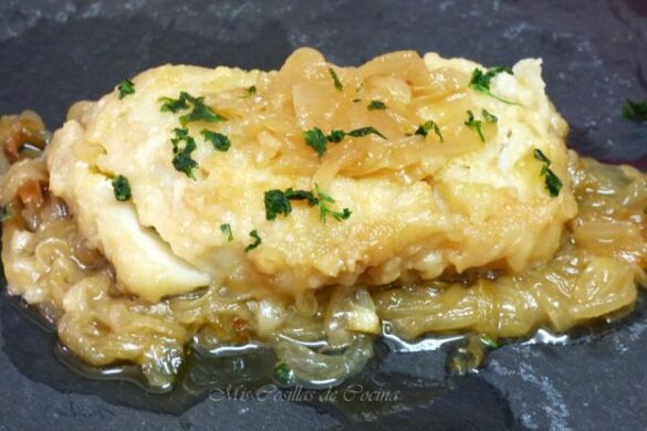 Bacalao con cebolla