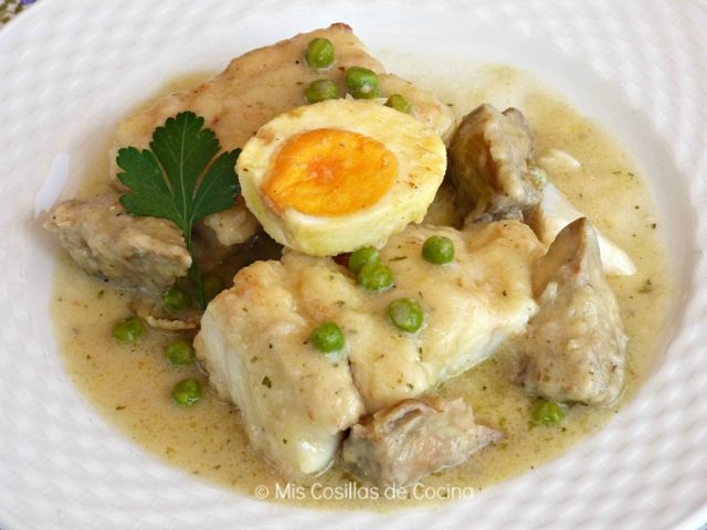 Cazuelita de bacalao