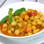 Garbanzos guisados con verduras