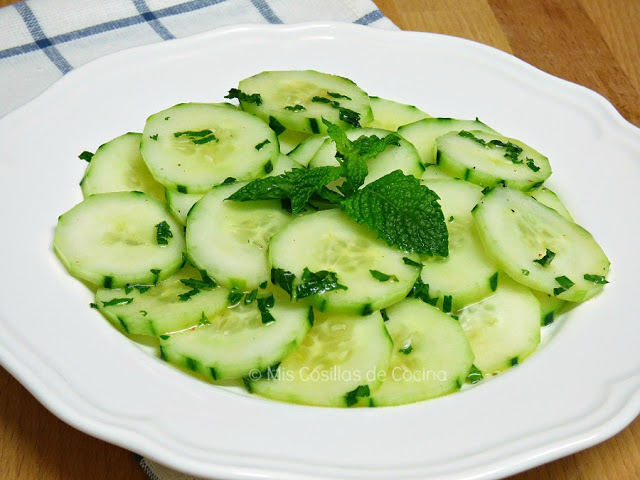 Resultado de imagen de ensalada de pepino