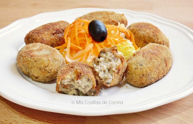 croquetas de champiñones