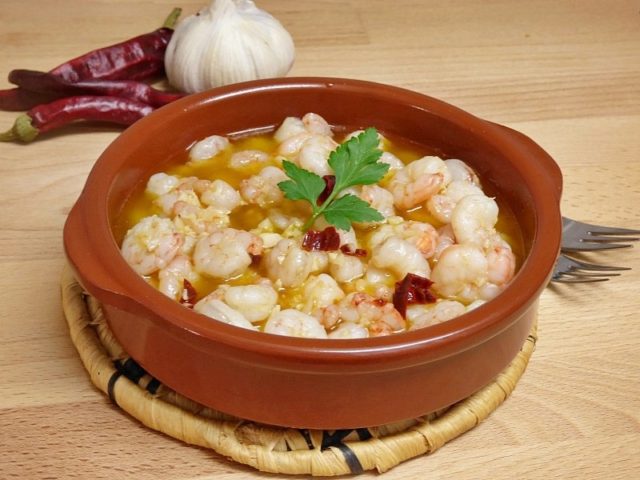 Gambas al ajillo