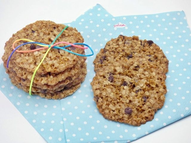 Galletas de avena y chocolate