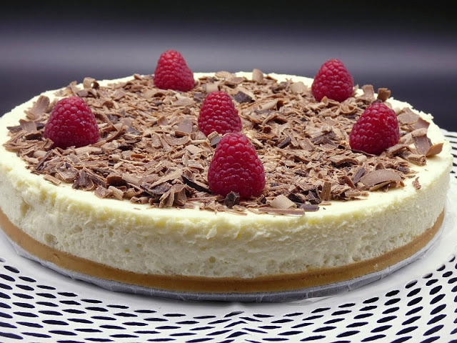 Tarta mousse de chocolate blanco