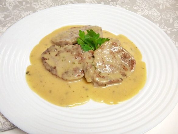 solomillo de cerdo con salsa de yogur