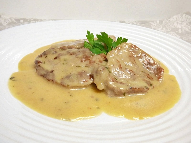 solomillo de cerdo con salsa de yogur