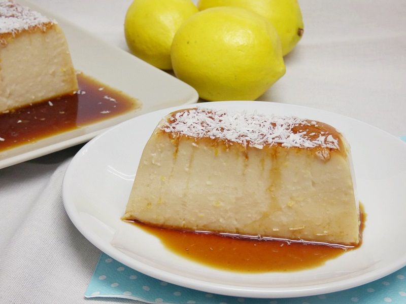 Flan De Coco Y Limon Thermomix Mis Cosillas De Cocina