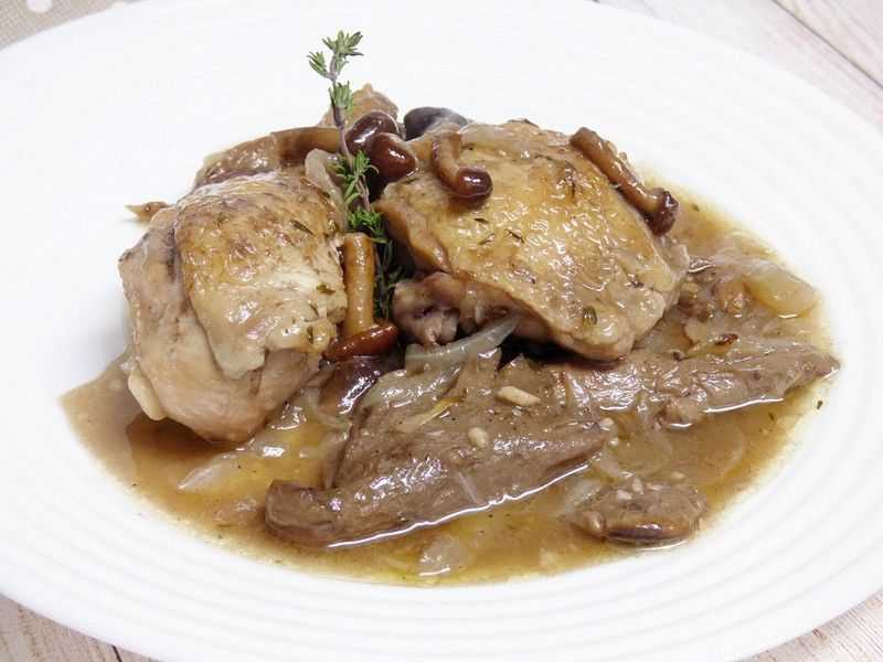 Pollo al vino