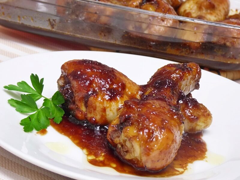 Muslitos de pollo al horno al Pedro Ximénez