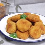 Croquetas de garbanzos y queso