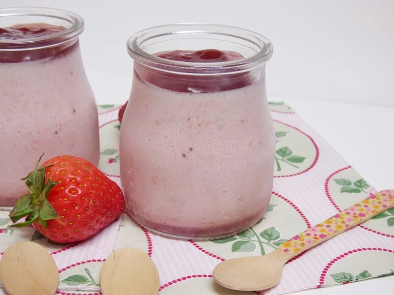 Mousse de fresas