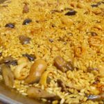 Arroz con chipirones y setas