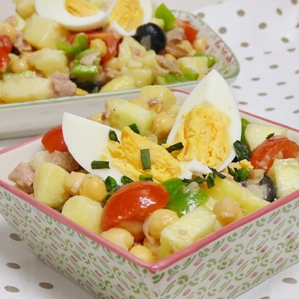 Sencilla Ensalada de surimi Mis Cosillas de Cocina