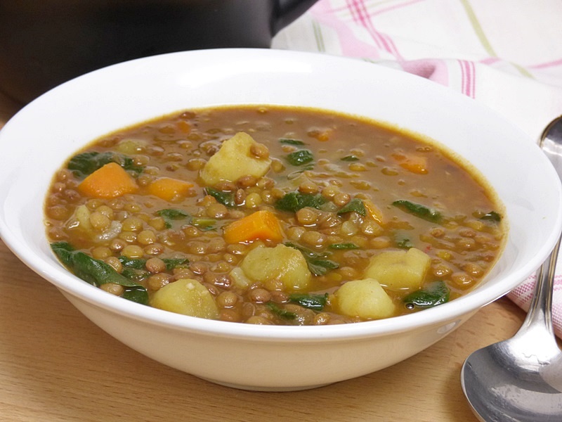 Lentejas Estofadas Con Verduras Y Espinacas Mis Cosillas De Cocina