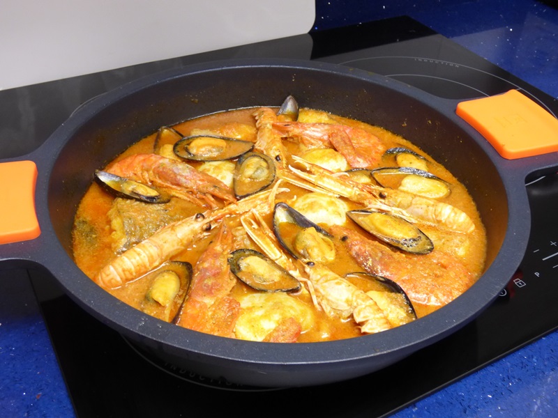 zarzuela de pescado y marisco