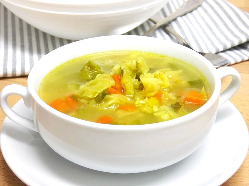 Sopa de verduras con arroz