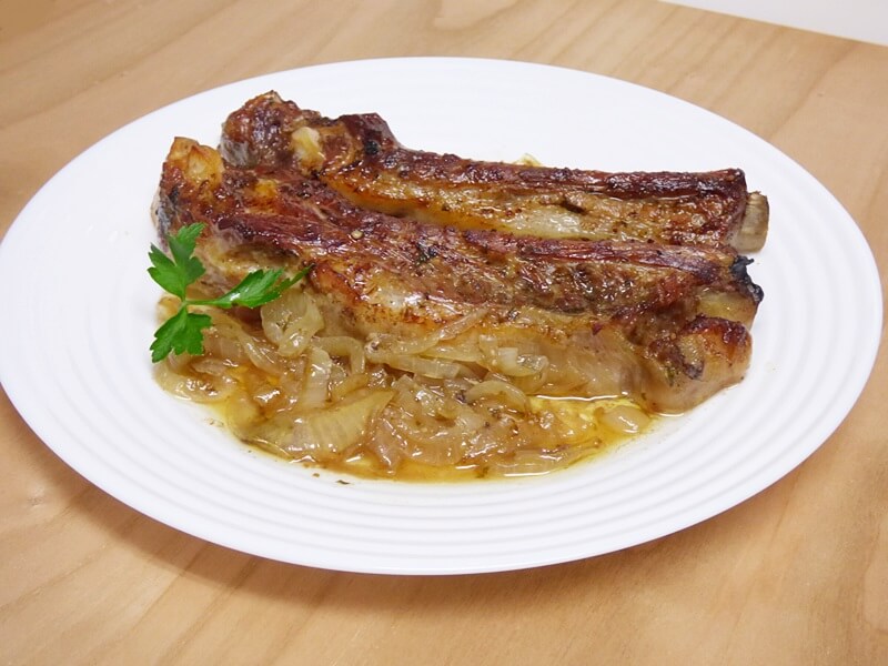 Costilla de cerdo al horno