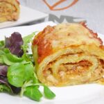 Rollo de patata relleno de atún