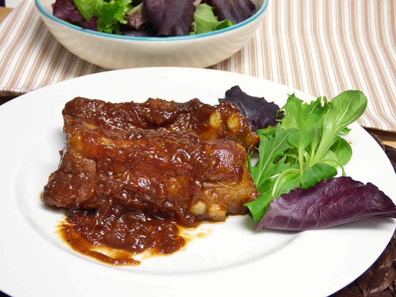 Costillas de cerdo a la Coca Cola (sin horno) - Mis Cosillas de Cocina