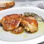 Pollo al horno con limón