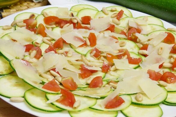 Carpaccio de calabacín