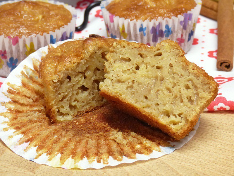 muffins de manzana