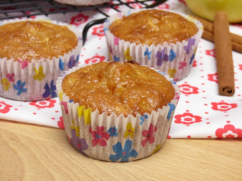 muffins de manzana