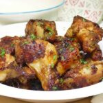 Alitas adobadas al horno