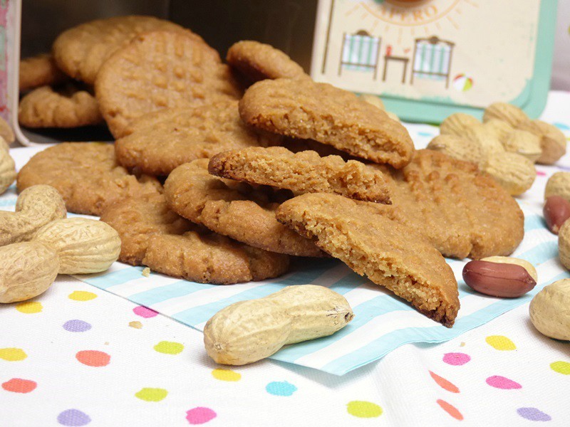 galletas de crema de cacahuete