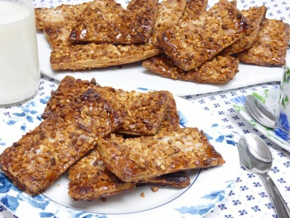 Galletas de hojaldre y almendras