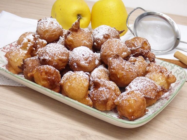Buñuelos de manzana muy fáciles - Mis cosillas de Cocina