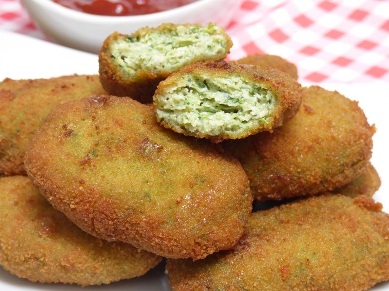 Nuggets de pollo y espinacas - Mis Cosillas de Cocina