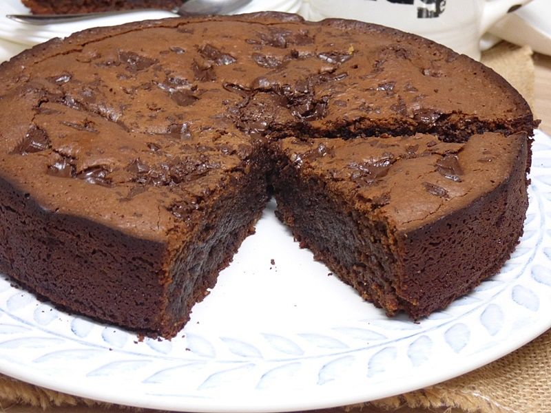 Torta de chocolate y almendra